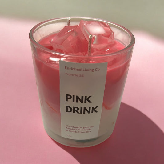 10oz pink drink
